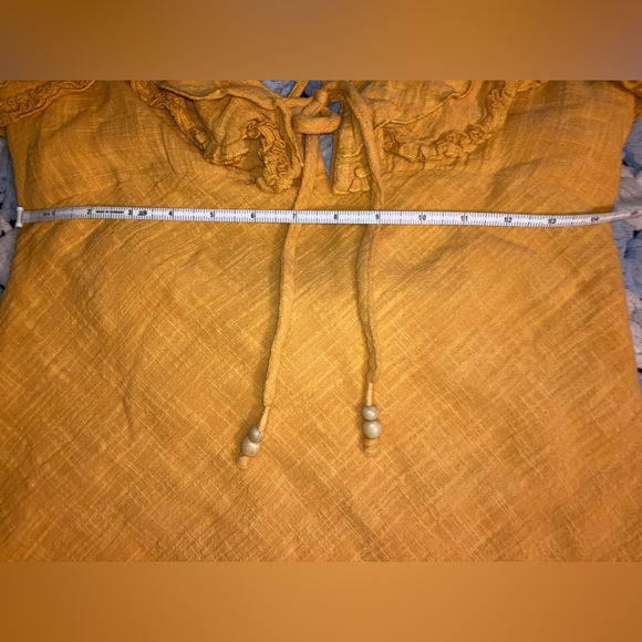 Free People Love Forever Mini Dress. Small. Golden Pollen color - Picture 10 of 13